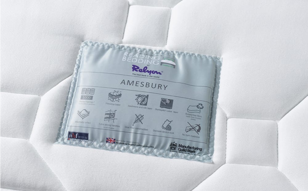 Relyon Amesbury Mattress Ready for Bed