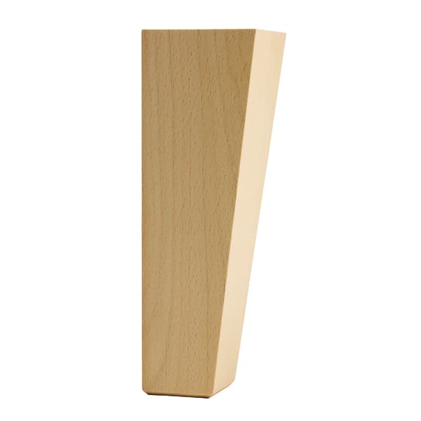 hypnos tapered natural wood leg